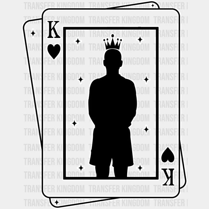 King And Queen Cards - King-Queen DTF heat transfer