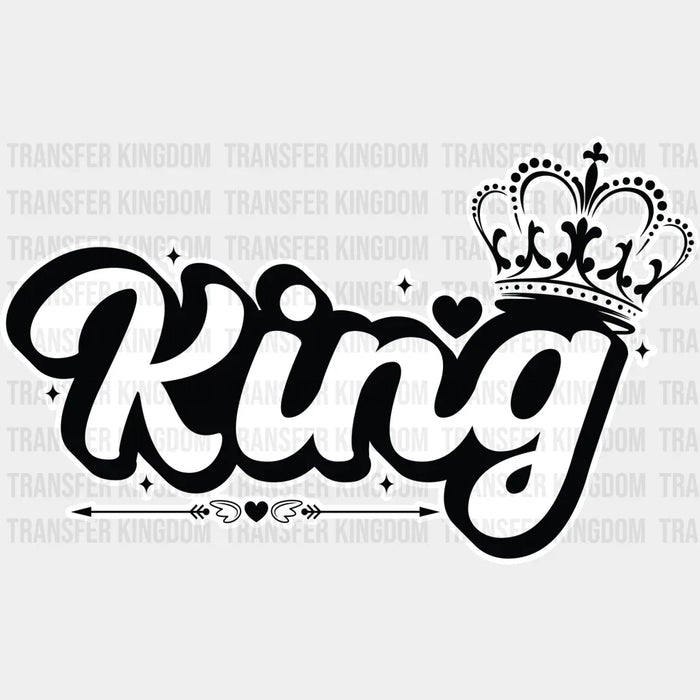 King and Queen Crown - King-Queen DTF heat transfer