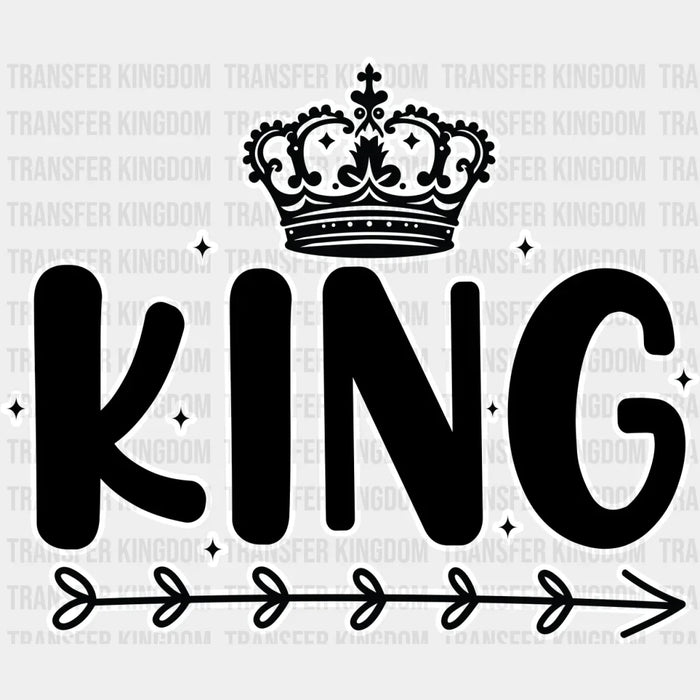 King And Queen - King-Queen DTF heat transfer