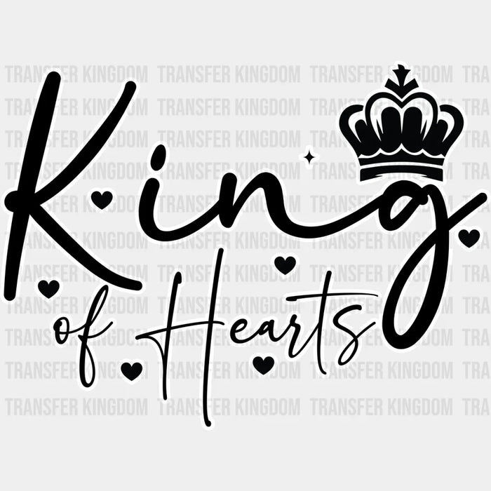 King Queen Of Hearts - King-Queen DTF heat transfer