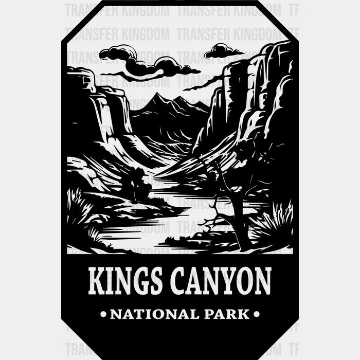 Kings Canyon National Park Design - National Parks DTF Transfers
