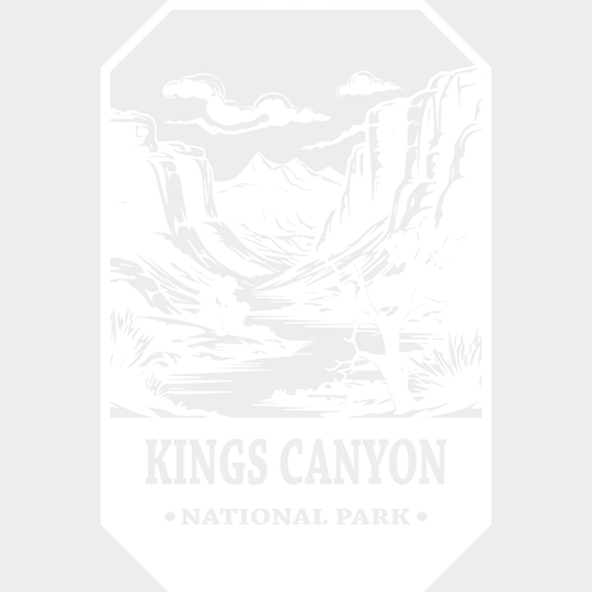 Kings Canyon National Park Design - Parks Dtf Transfers Unisex S & M (10’) / Light Color See Imaging