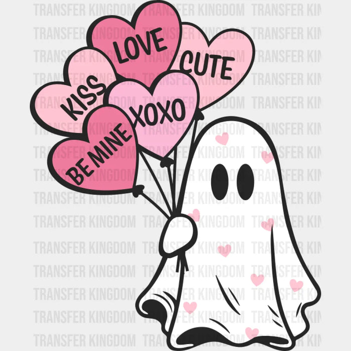 Kiss Love Be Mine Ghost - Valentine's Day DTF Transfer