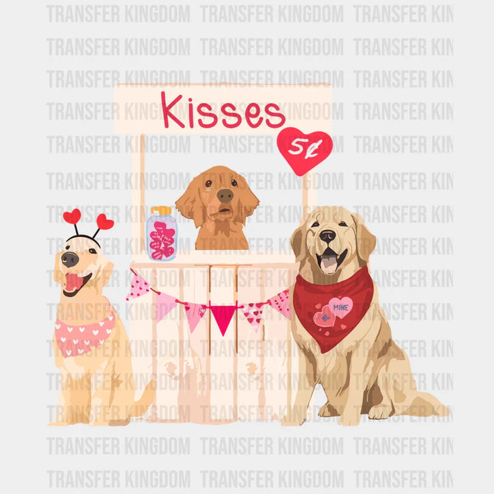 Kiss Stand Valentine's Day Design - DTF heat transfer