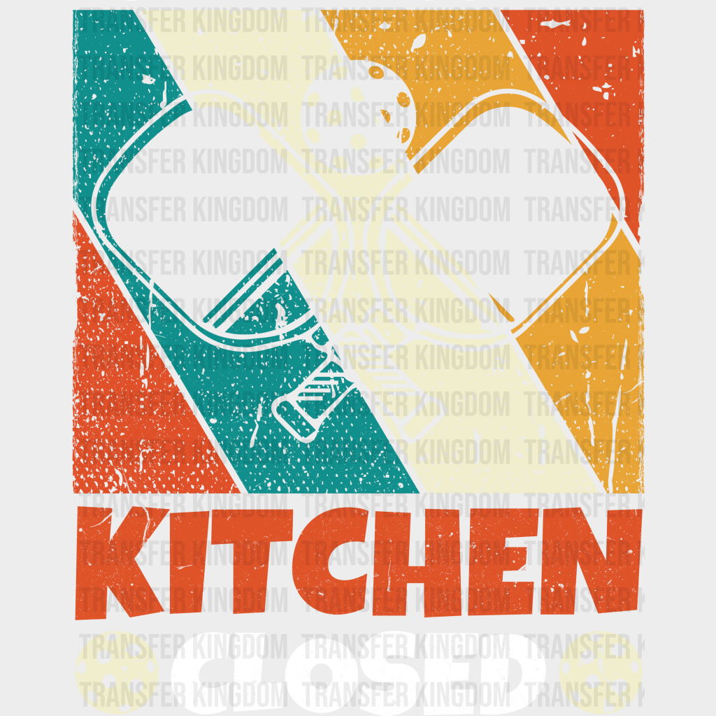 Kitchen Closed - Pickleball Dtf Heat Transfer Unisex S & M (10’’) / Light Color Design (See Imaging)