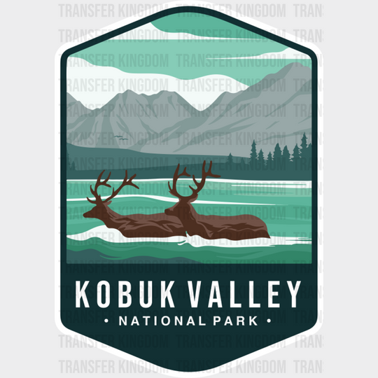 Kobuk Valley National Park Colorful Design - National Parks DTF Transfer