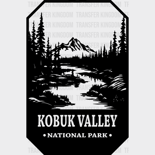 Kobuk Valley National Park Design - Parks Dtf Transfers Unisex S & M (10’) / Dark Color See Imaging