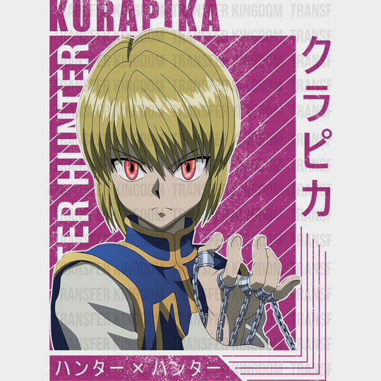 Kurapika Purple Design - Hunter X Dtf Transfer