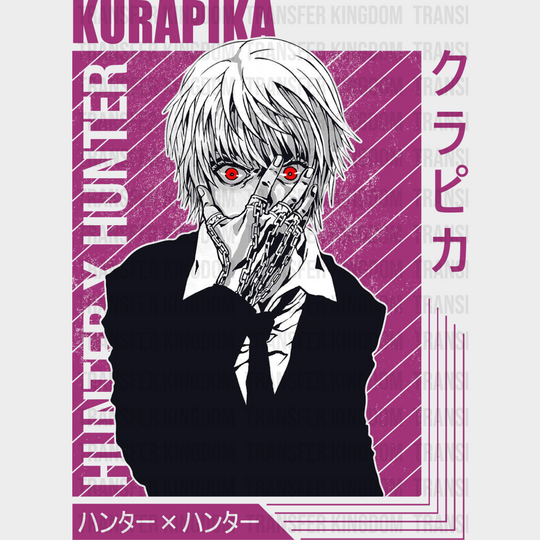 Kurapika Suit Design - Hunter X Dtf Transfer