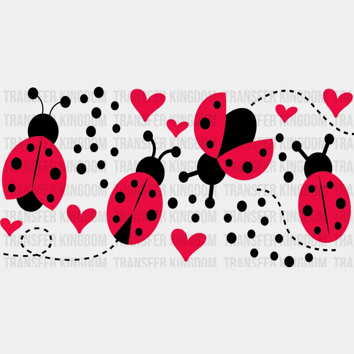Ladybug UV DTF Transfer Cup Wrap UV DTF Sticker