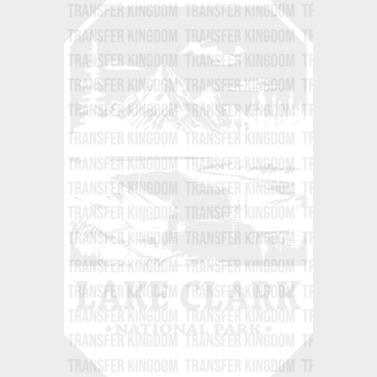 Lake Clark National Park Design - Parks Dtf Transfers Unisex S & M (10’) / Light Color See Imaging