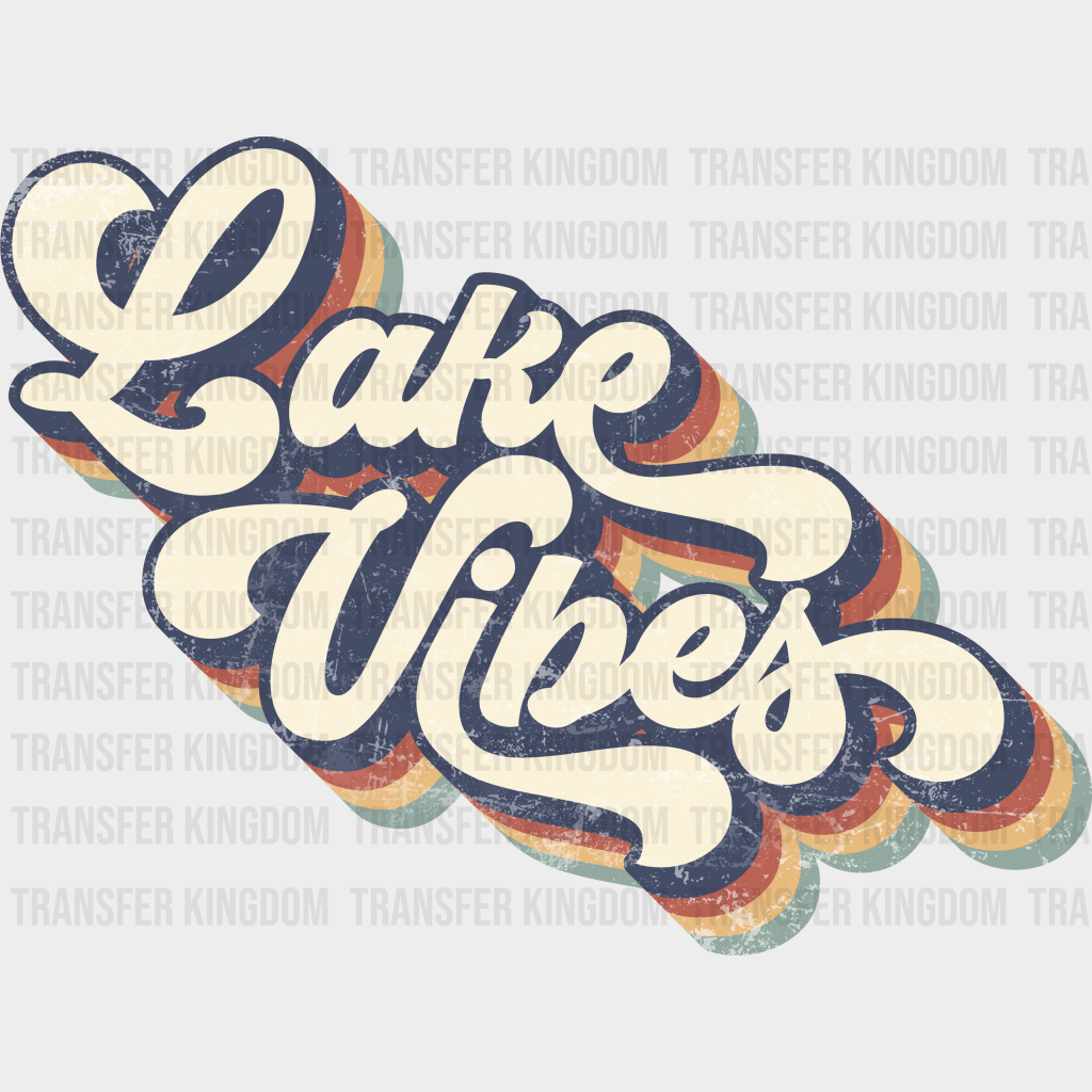 Lake Vibes Summer Dtf Transfer