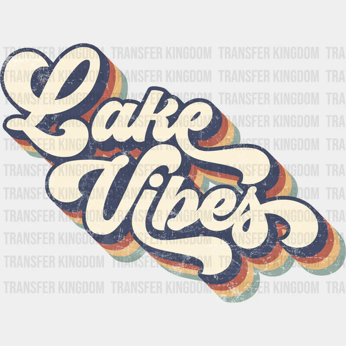 Lake Vibes Summer DTF Transfer