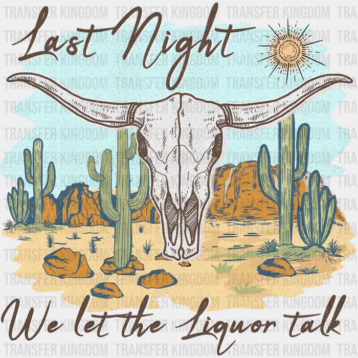Last Might We Let The Li guar Talk   Design - Western DTF Transfers
