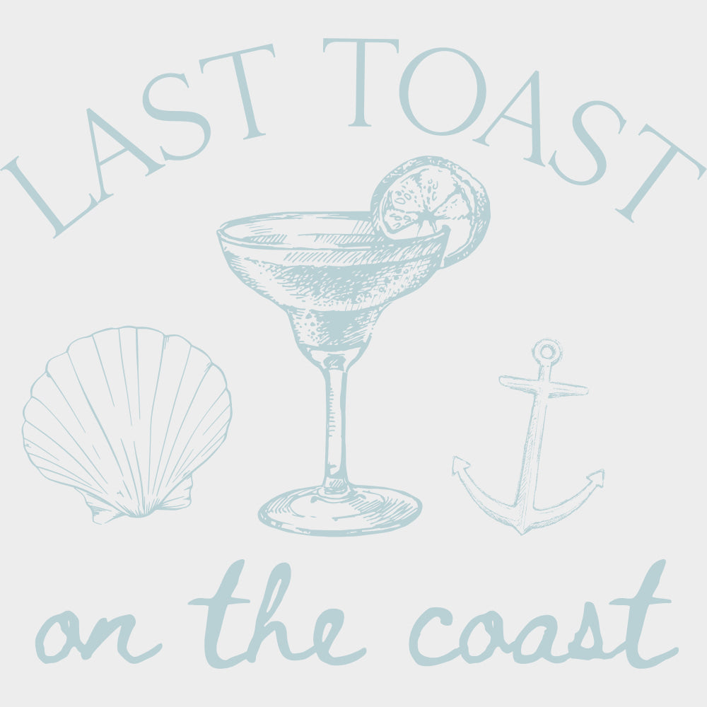 Last Toast On The Coast - Bachelor DTF Transfer transfer-kingdom Light Color Design (See Imaging)