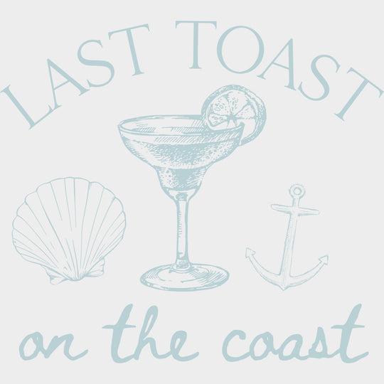 Last Toast On The Coast - Bachelor DTF Transfer transfer-kingdom Light Color Design (See Imaging)