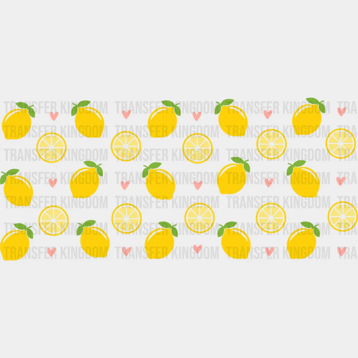 Lemons - General Cup Wrap UV Sticker Permanent UV DTF Decal