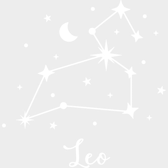 Leo Constellations - Zodiacs & Horoscopes DTF Transfers - Adult Unisex - S & M (10’’) / Light Color Design (See Imaging)