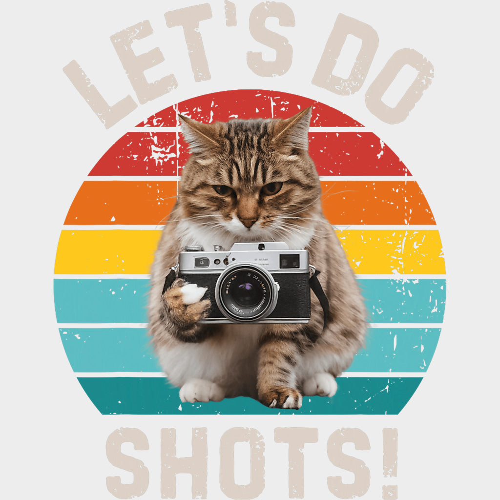 Let's Do Shots, Cat - Photography DTF Transfers transfer-kingdom Light Color Design (See Imaging)