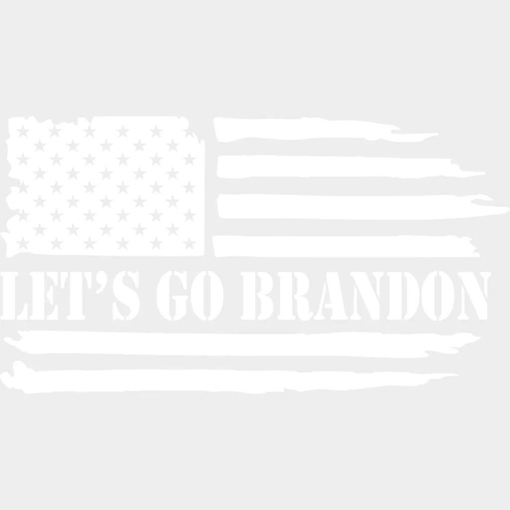 Lets Go Brandon Distressed Flag - Joe Biden Vote Design Dtf Heat Transfer