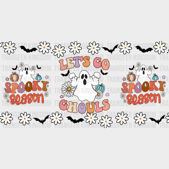 Let’s Go Ghouls - Halloween Cup Wrap Uv Sticker Permanent Dtf Decal