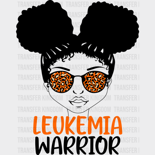 Leukemia Warrior Sunglasses Design - Dtf Heat Transfer Unisex S & M (10’’) / Dark Color See Imaging