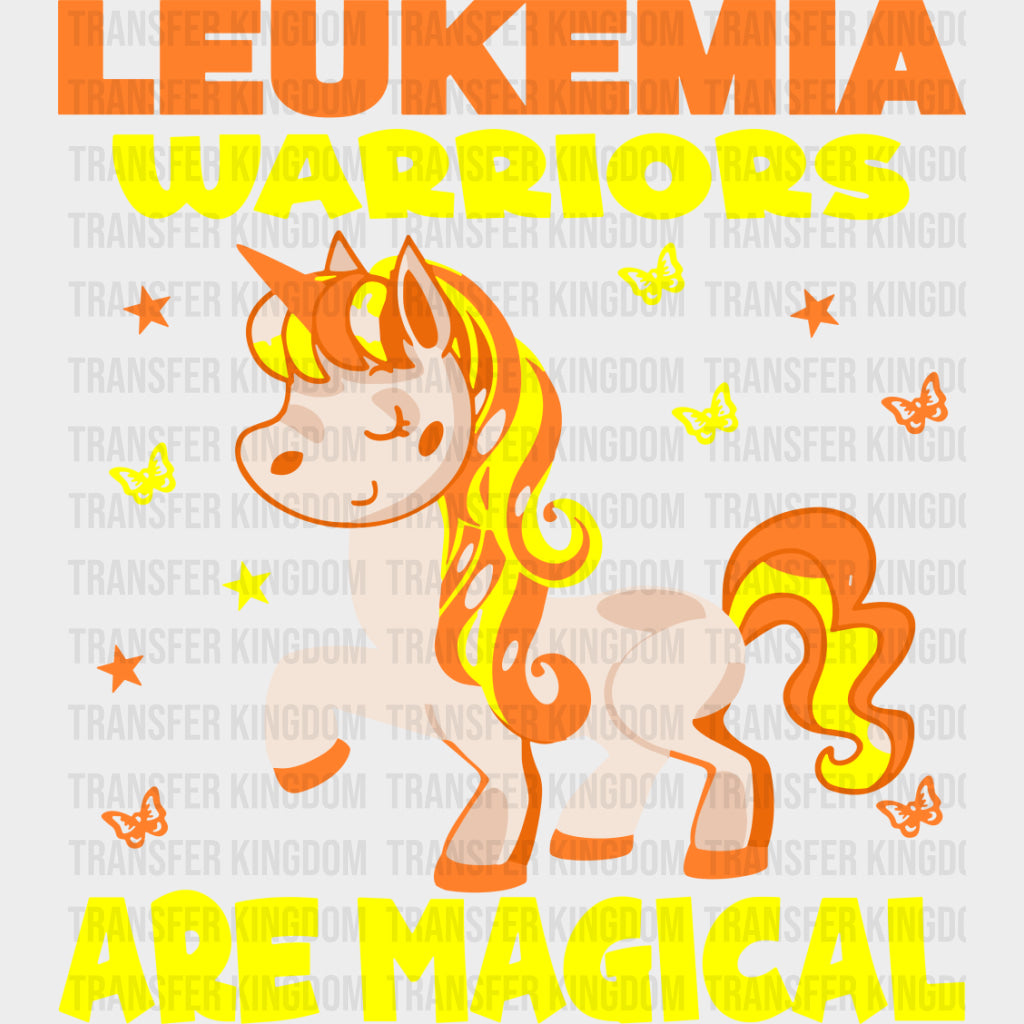 Leukemia Warriors Are Magical - Leukemia DTF Transfers