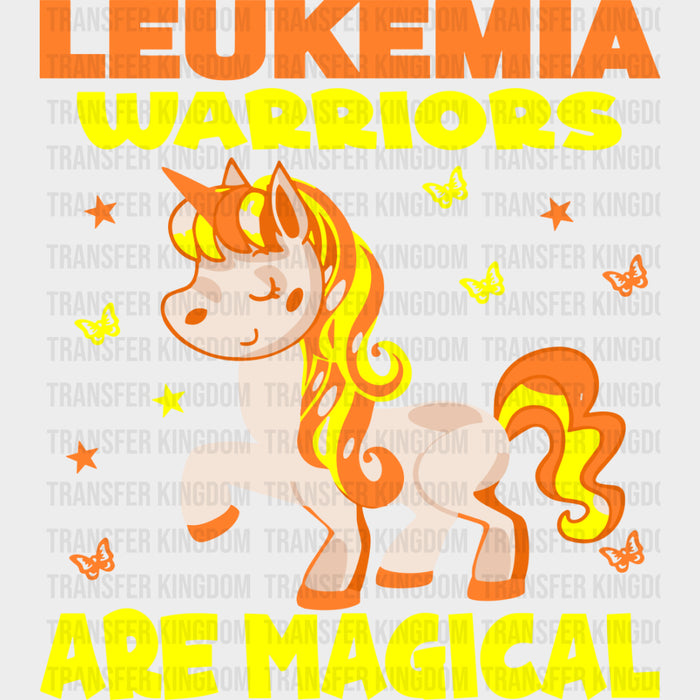 Leukemia Warriors Are Magical - Leukemia DTF Transfers