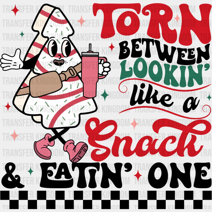 LIKE A SNACK, Christmas Design, Dtf Heat Transfer