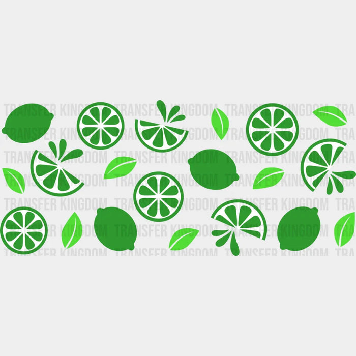 Limes - General Cup Wrap UV Sticker Permanent UV DTF Decal