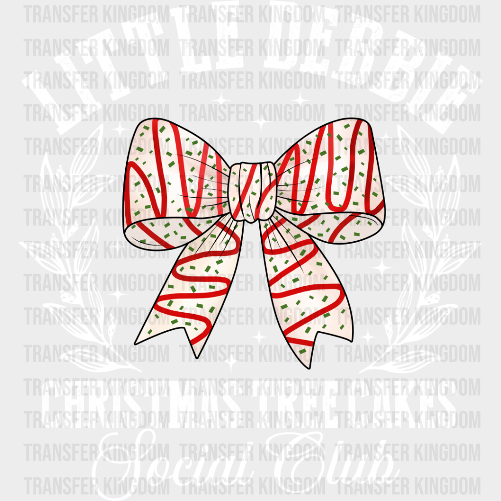 Little Debbie Cakes - Christmas Dtf Transfer Unisex S & M (10’’) / Light Color Design See Imaging