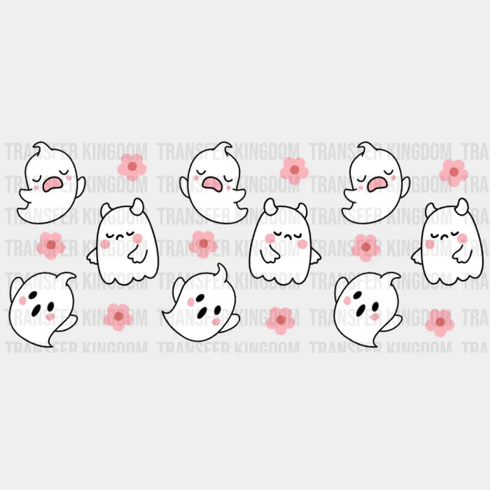 Little Ghosts UV DTF Transfer Cup Wrap UV DTF Sticker