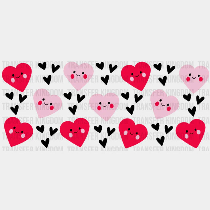 Little Hearts UV DTF Transfer Cup Wrap UV DTF Sticker