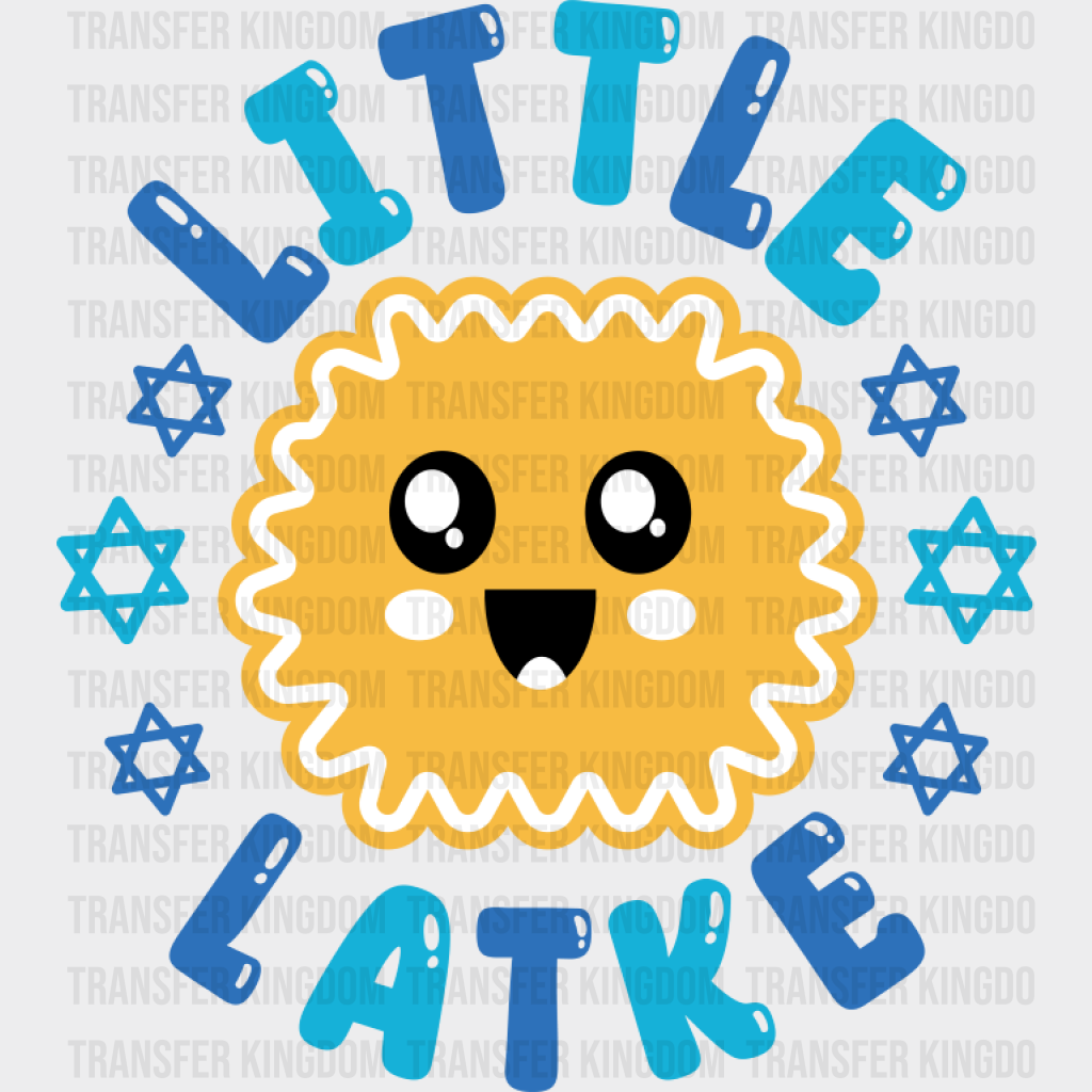 Little Latke Cute Design - Hanukkah DTF Transfer