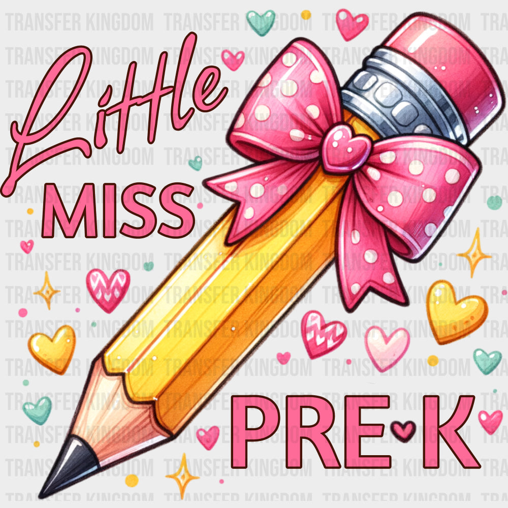 Little Miss Pre-K - Pre-K DTF Transfers