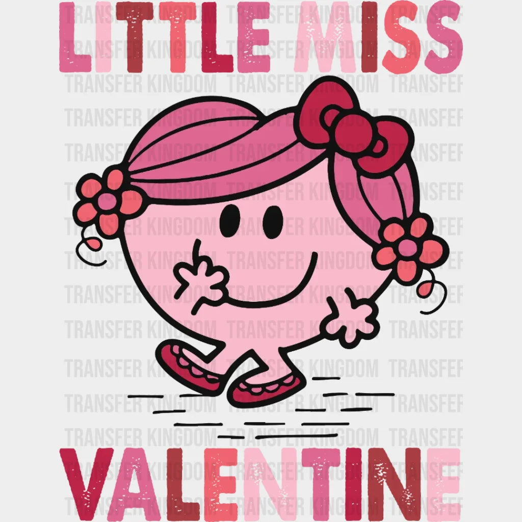 Little Miss Valentine Design - Dtf Heat Transfer