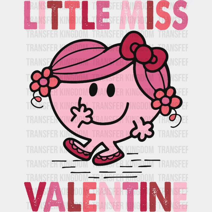 Little Miss Valentine Design - DTF heat transfer