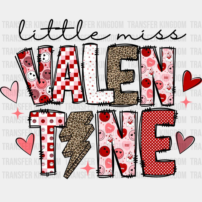 LITTLE MISS VALENTINE - DTF heat transfer