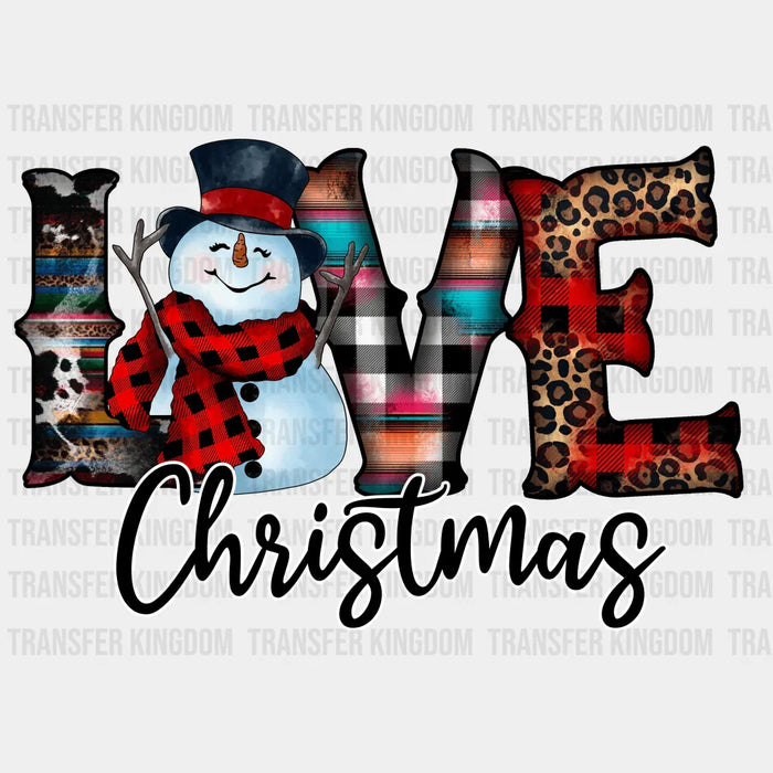 LIVE XMAS Christmas Design - DTF heat transfer