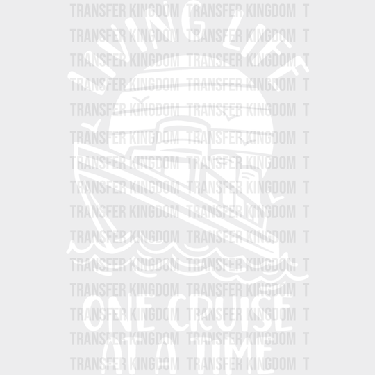 Living Life - Family Cruise Dtf Heat Transfer Unisex S & M (10’’) / Light Color Design See Imaging