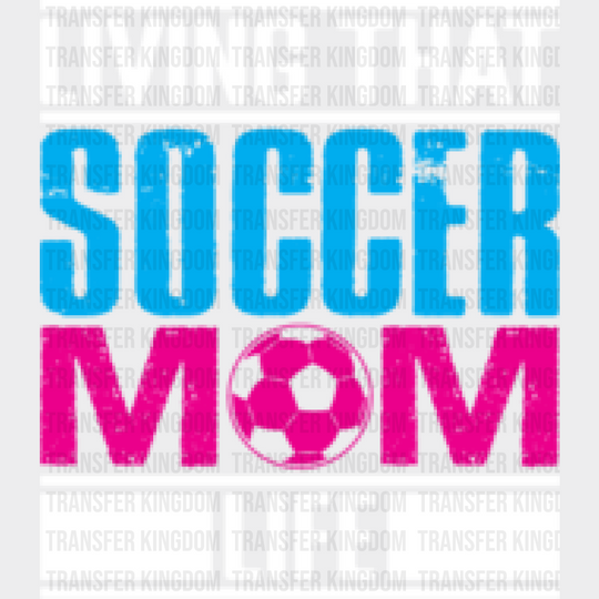 Living That Soccer Mom - Dtf Heat Transfer Unisex S & M (10’’) / Light Color Design (See Imaging)