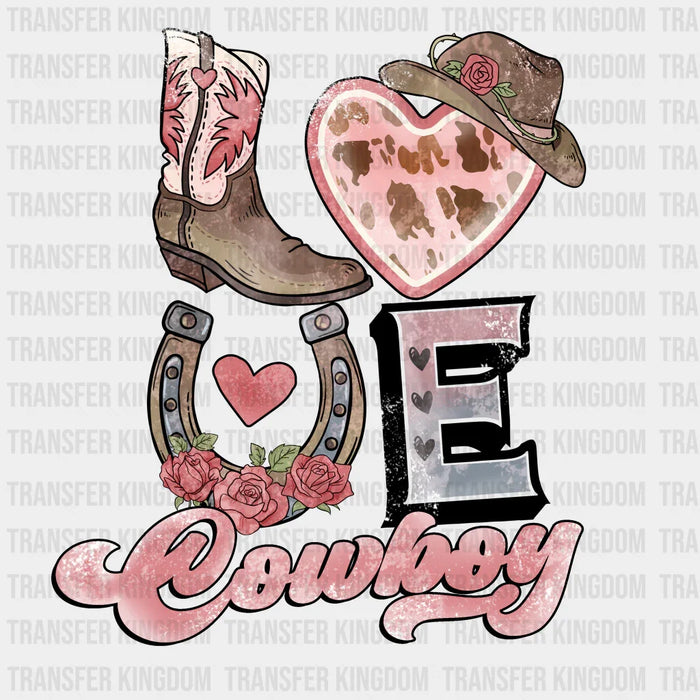 LO VE COWBOY - DTF heat transfer