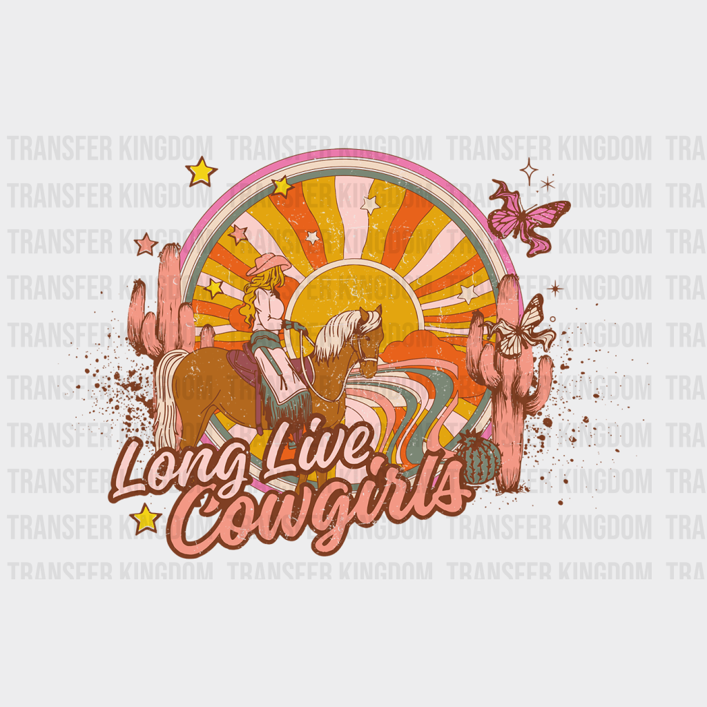 Long Live Cowgirls - Rodeo Houston DTF Transfer - Transfer Kingdom