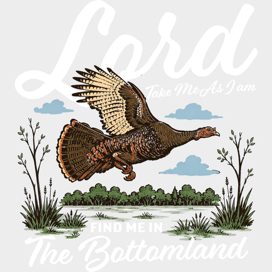 Lord Take Me As I Am - Hunting DTF Transfers - Adult Unisex - S & M (10’’) / Light Color Design (See Imaging)