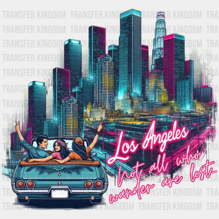 Los Angeles Retro Design - States & Cities DTF Transfer