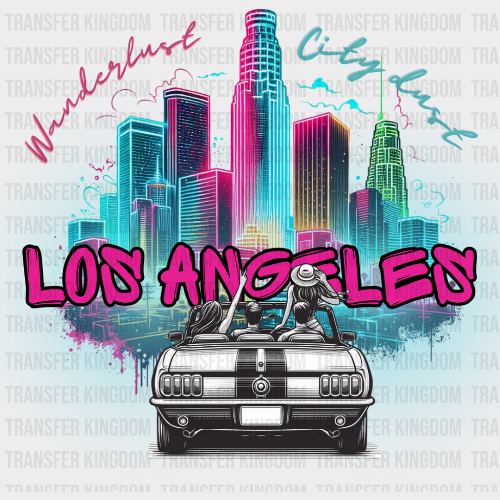 Los Angeles Retro - States & Cities DTF Transfer