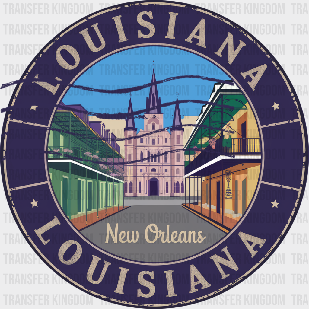 Louisiana New Orleans - States & Cities DTF Transfer