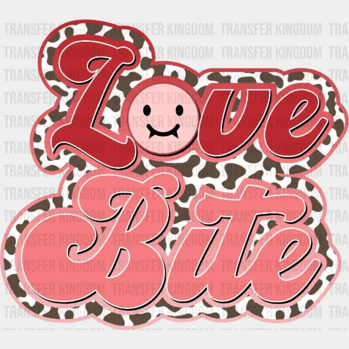 Love Bite Retro Valentine's Day Design - DTF heat transfer
