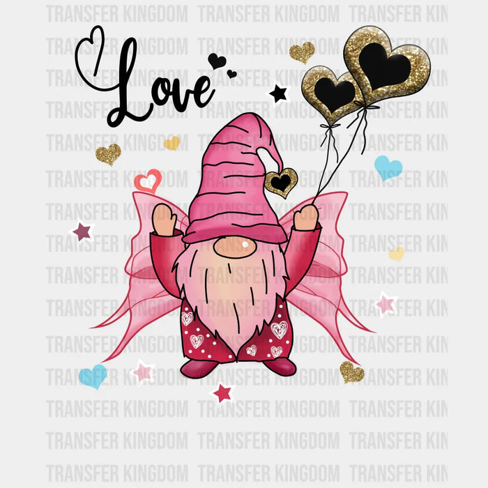 LOVE BUTTERFLY GNOME - DTF heat transfer