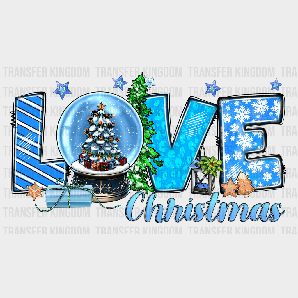 Love Christmas Christmas Design - Dtf Heat Transfer